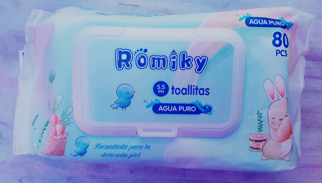 TOALLITAS  HUMEDAS ROMIKY 99 %AGUA