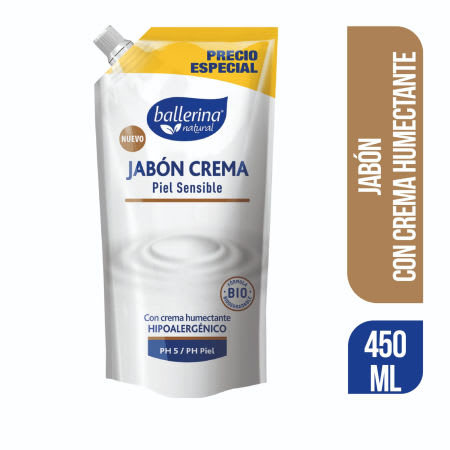 JABON LIQUIDO BALLERINA PIEL SENSIBLE